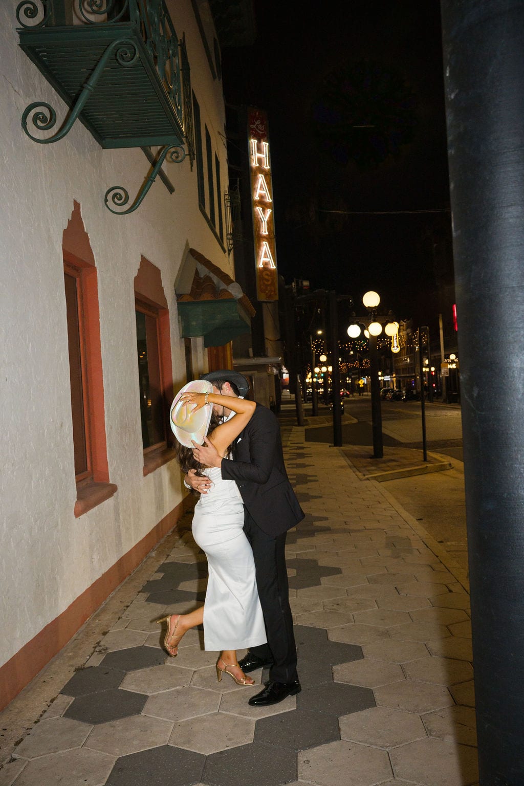 Neon dip kiss night ybor city